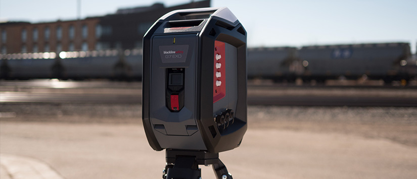 Moniteur de zone Blackline Safety G7 Exo sur trépied, bannière 825 x 355