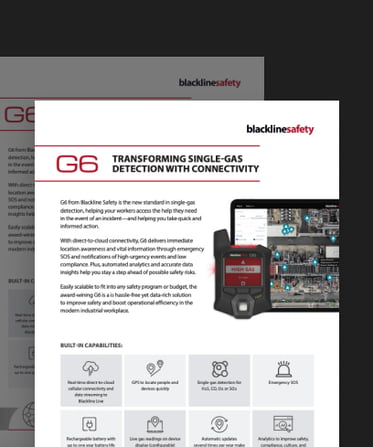 Brochure sur la détection connectée des gaz et la sécurité des travailleurs isolés