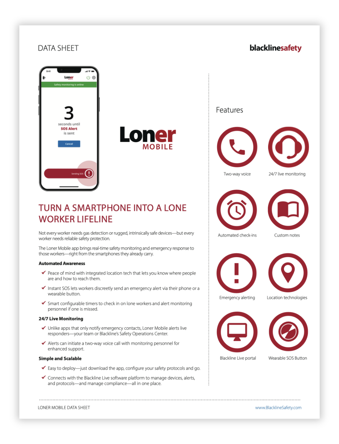 Fiche technique du Loner Mobile - 2026-3
