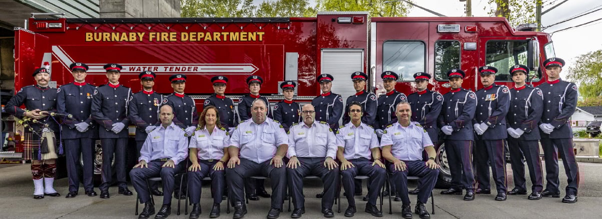 Garde d'honneur des pompiers de Burnaby 2025