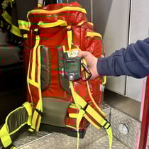 G6 sur le sac médical