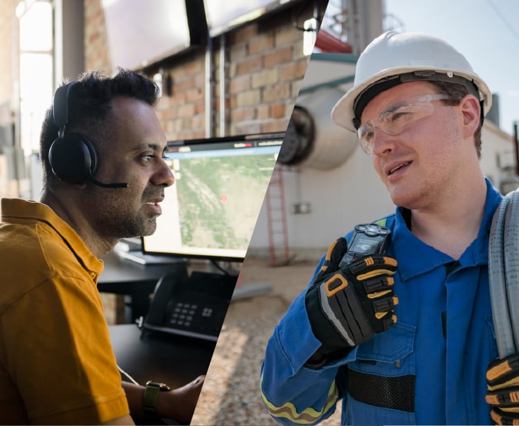 Lorsqu'un G8 envoie une alerte, il ouvre instantanément un appel vocal en direct et mains libres, afin qu'une personne réelle puisse vérifier la situation et envoyer de l'aide en quelques secondes.