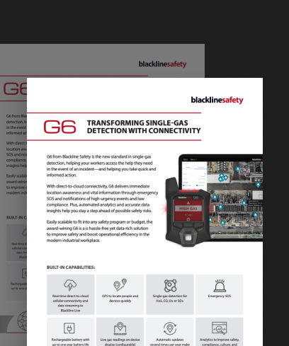 Brochure sur la détection connectée des gaz et la sécurité des travailleurs isolés