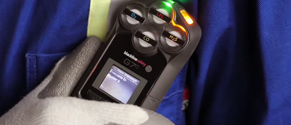 Quatre détecteurs de gaz EPI