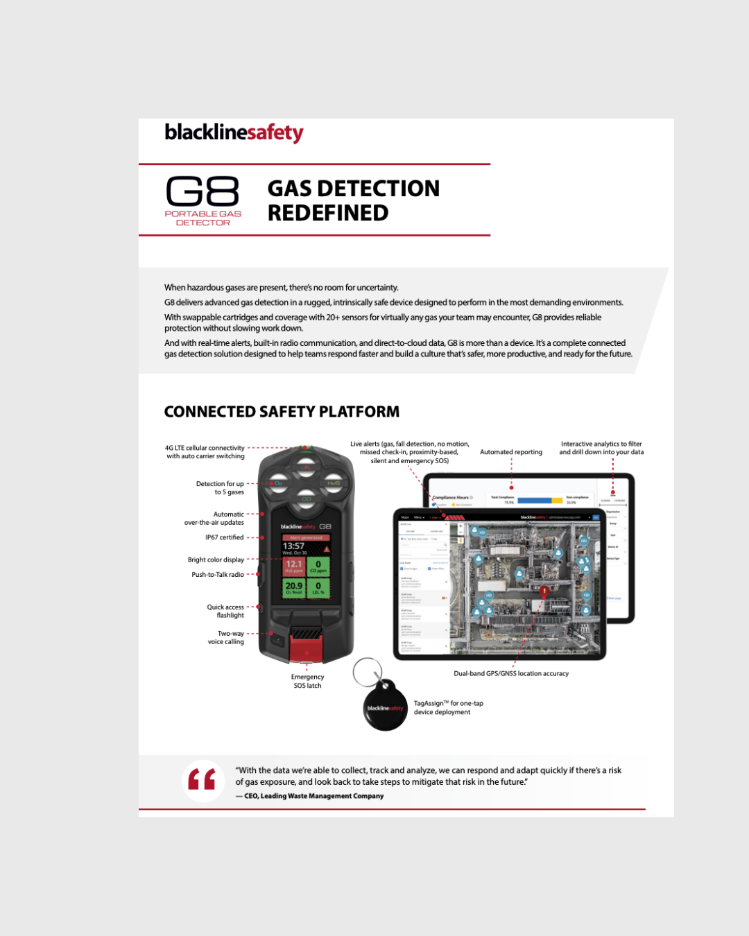 Aperçu de la brochure du G8 